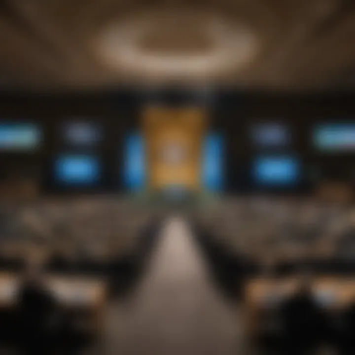 A visual depiction of the United Nations Conference on Climate Change