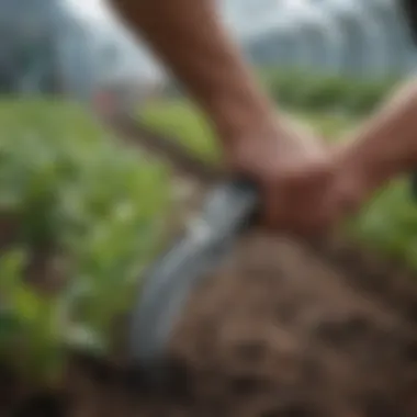 Illustration showcasing innovative uses of adjustable vice grips in horticulture