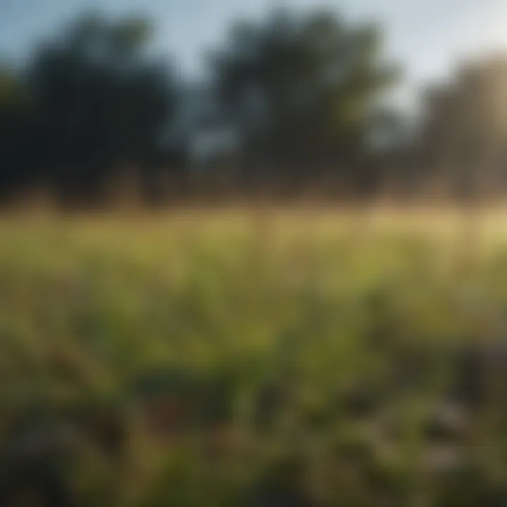 A variety of grass seeds displayed in natural light