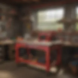Robust design of tractor supply workbench in a workshop setting