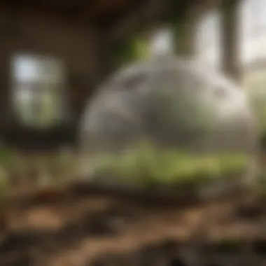 Pest management techniques utilizing transparent structures