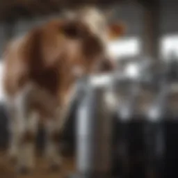 Innovative design of the EZ milker showcasing its advanced features
