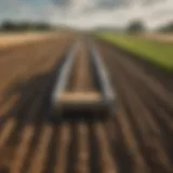 Innovative Agrilite conveyor system in a field