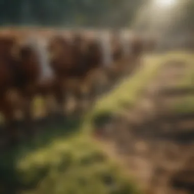 Big Banders in Sustainable Farming A modern sustainable farm integrating big banders in its cattle management practices.
