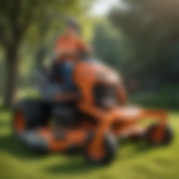 Maintenance tips for Big R zero turn mowers illustrated with necessary tools and steps