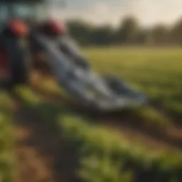 Innovative design of a crop crimper in a field