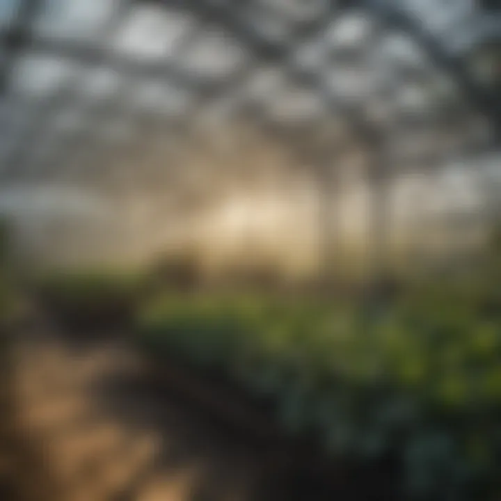 Sustainable materials used in greenhouse construction