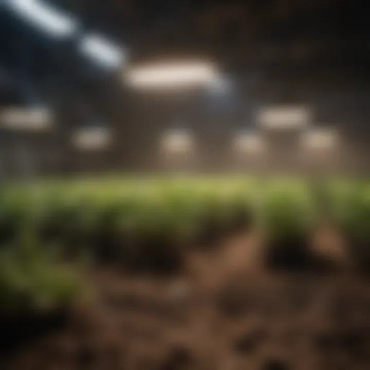 LED in agricultural settings