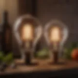 Comparison of LED and traditional bulbs