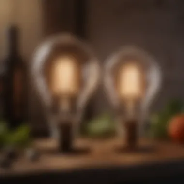 Comparison of LED and traditional bulbs