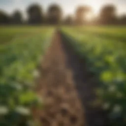 Diverse crops showcasing agricultural innovation