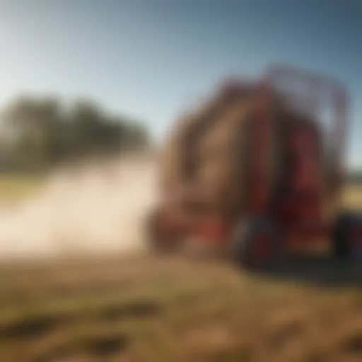 Innovative hay steamer technology in use