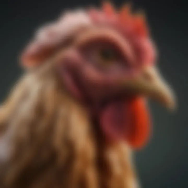 Detailed anatomy of a laying hen