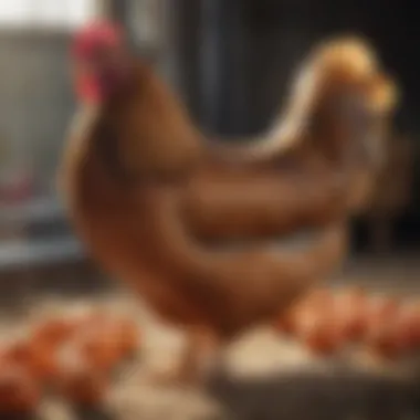 Nutritional components for optimal hen health