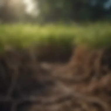 Nematodes Interacting with Grass Roots Nematodes in a grass root system