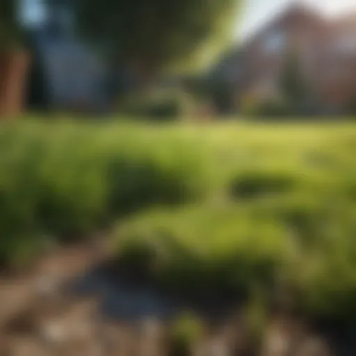 A vibrant lawn showcasing healthy grass growth
