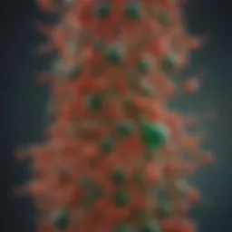 Molecular structure of paraquat showcasing its chemical makeup