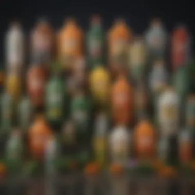 Diverse Range of Pre-Weed Killers Visual representation of various pre-weed killer products