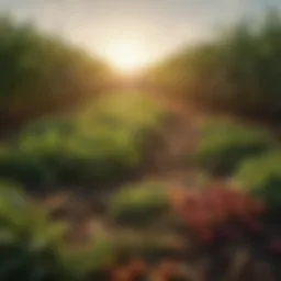 Diverse crops showcasing varied nutrient requirements