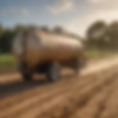 Application of Sand Hog Electric Water Heaters in Agriculture A serene agricultural landscape demonstrating the application of Sand Hog electric water heaters in farming.