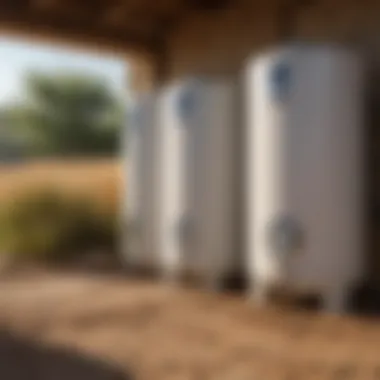 Efficiency Comparison of Sand Hog Electric Water Heaters An informative chart illustrating the efficiency of Sand Hog electric water heaters in various settings.