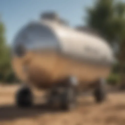 Innovative design of a Sand Hog electric water heater showcasing its robust construction.