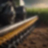 Illustration of sine wave filters in action within agricultural machinery
