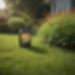 Spectracide Weed Stop application on a lush lawn
