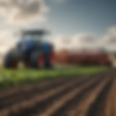 Enhancing Farming Efficiency Modern equipment enhancing farming productivity