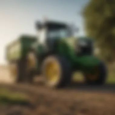 Operational Capabilities of John Deere Tractor Operational capabilities of the John Deere tractor in action