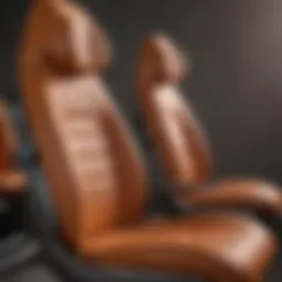 A close-up view of the k&m Buddy Seat highlighting its ergonomic design
