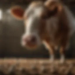 Veterinary application of prednisone in livestock