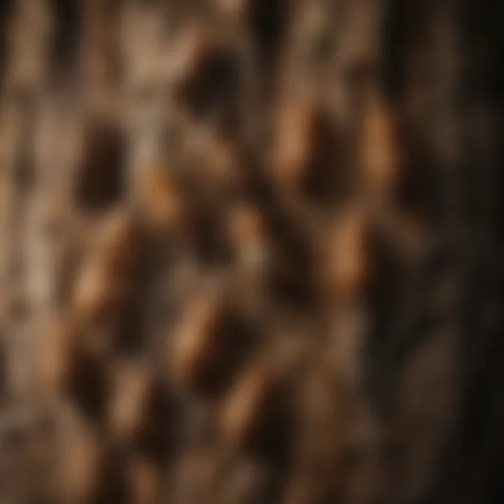 Dampwood termites found in decaying wood