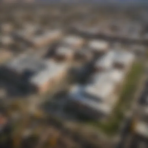 Aerial view of the University of Utah Health campus showcasing its modern architecture