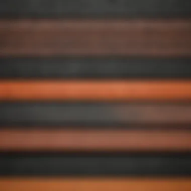 Different types of used baler belts displayed for comparison