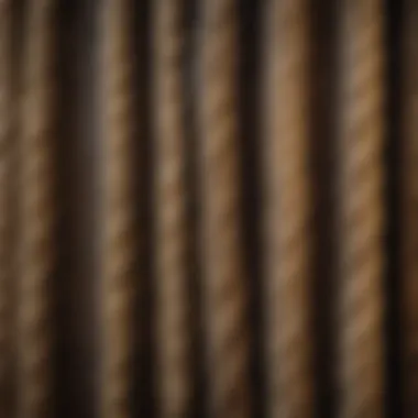Diverse Rope Materials for Agricultural Fencing Various rope materials used for fencing in a farm setting