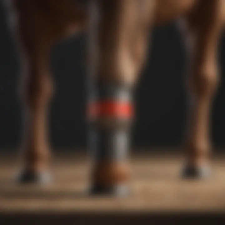 Vettec hoof care products displayed elegantly