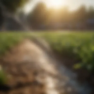 Revolutionizing Irrigation for Water Efficiency Innovative irrigation system in agriculture