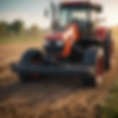 Innovative Power Equipment in Agriculture Innovative agricultural equipment in a field