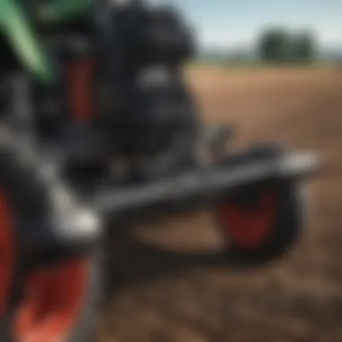 Innovative Design of the Yetter Coulter Close-up of the innovative design features of the Yetter coulter